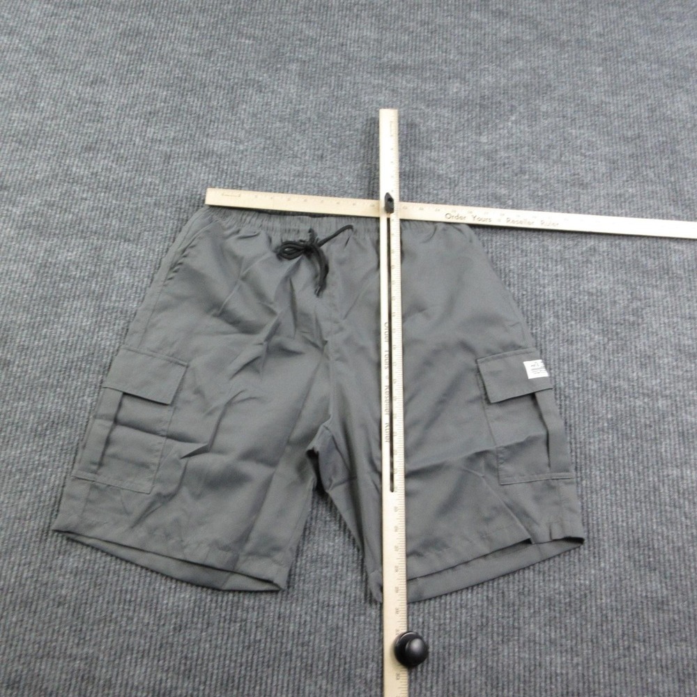 HKS By BORIS Shorts Mens XL 3 Pack Blue Gray Black Cargo Drawstring 29x9* NWOT - Picture 4 of 16